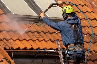 Démoussage et hydrofuge de toiture à Abergement-la-Ronce